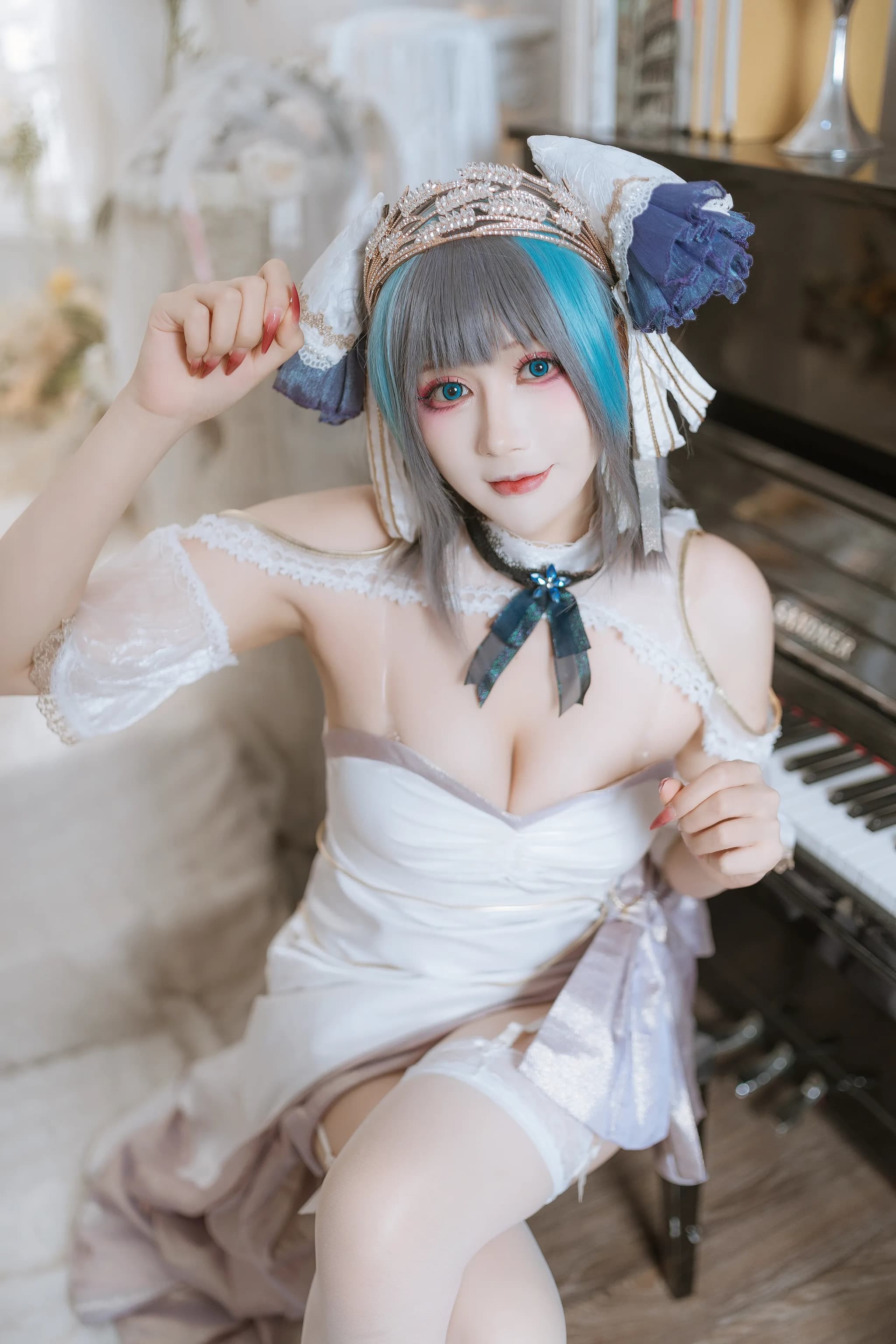 兔胖胖 - 柴郡 礼服-36